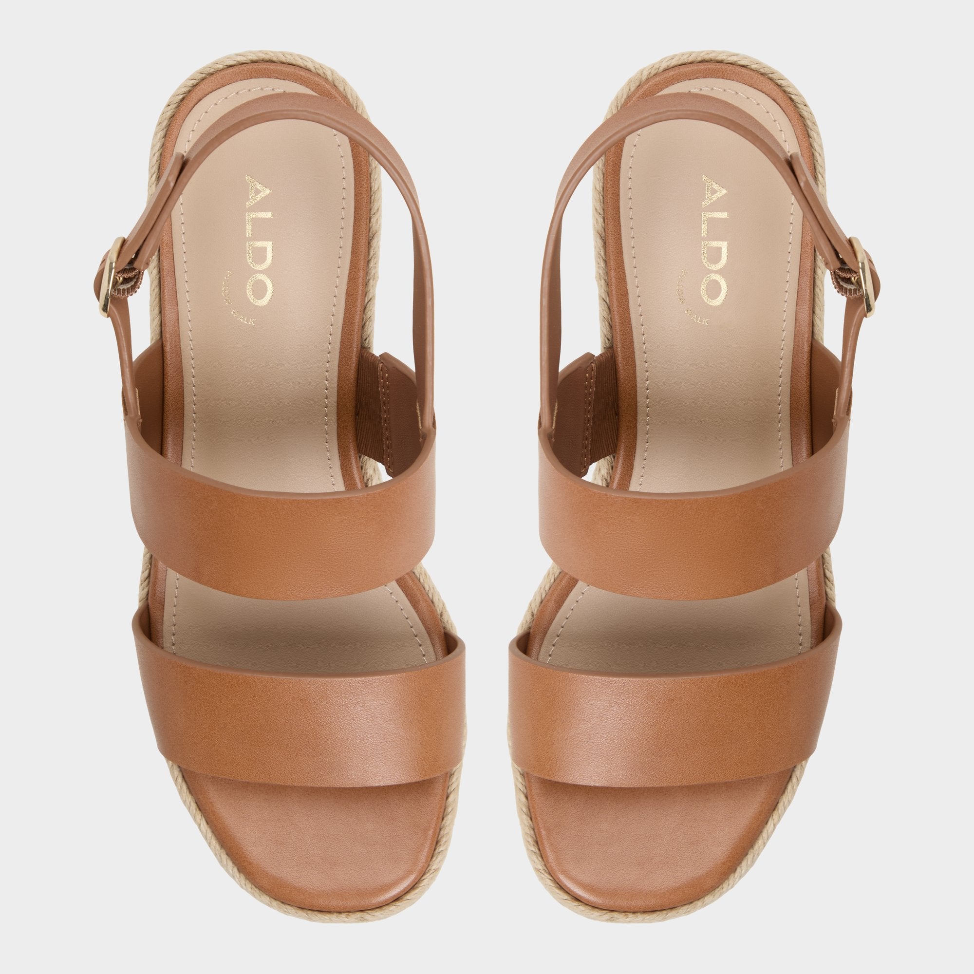 Aldo Keoni Medium Brown Women's Platform sandals - Wedge sandal
