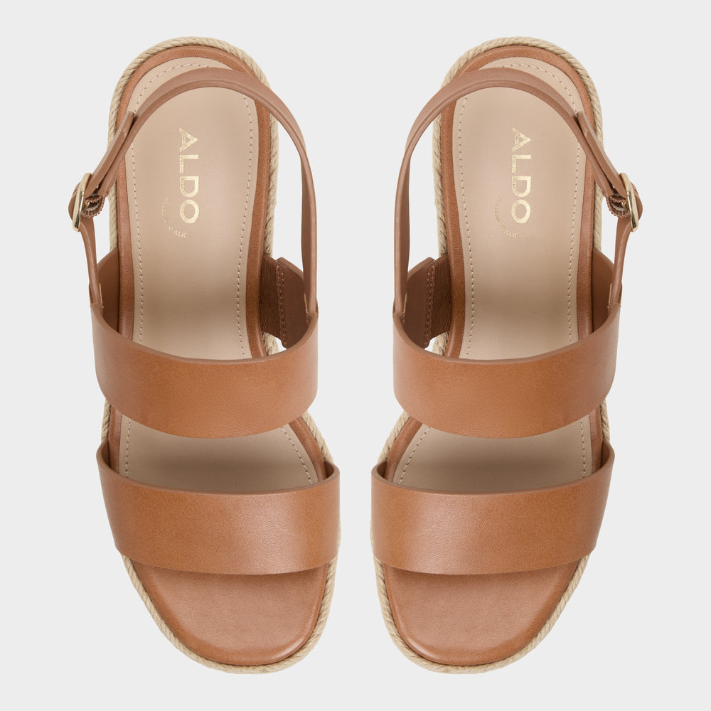Aldo Keoni Medium Brown Women's Platform sandals - Wedge sandal
