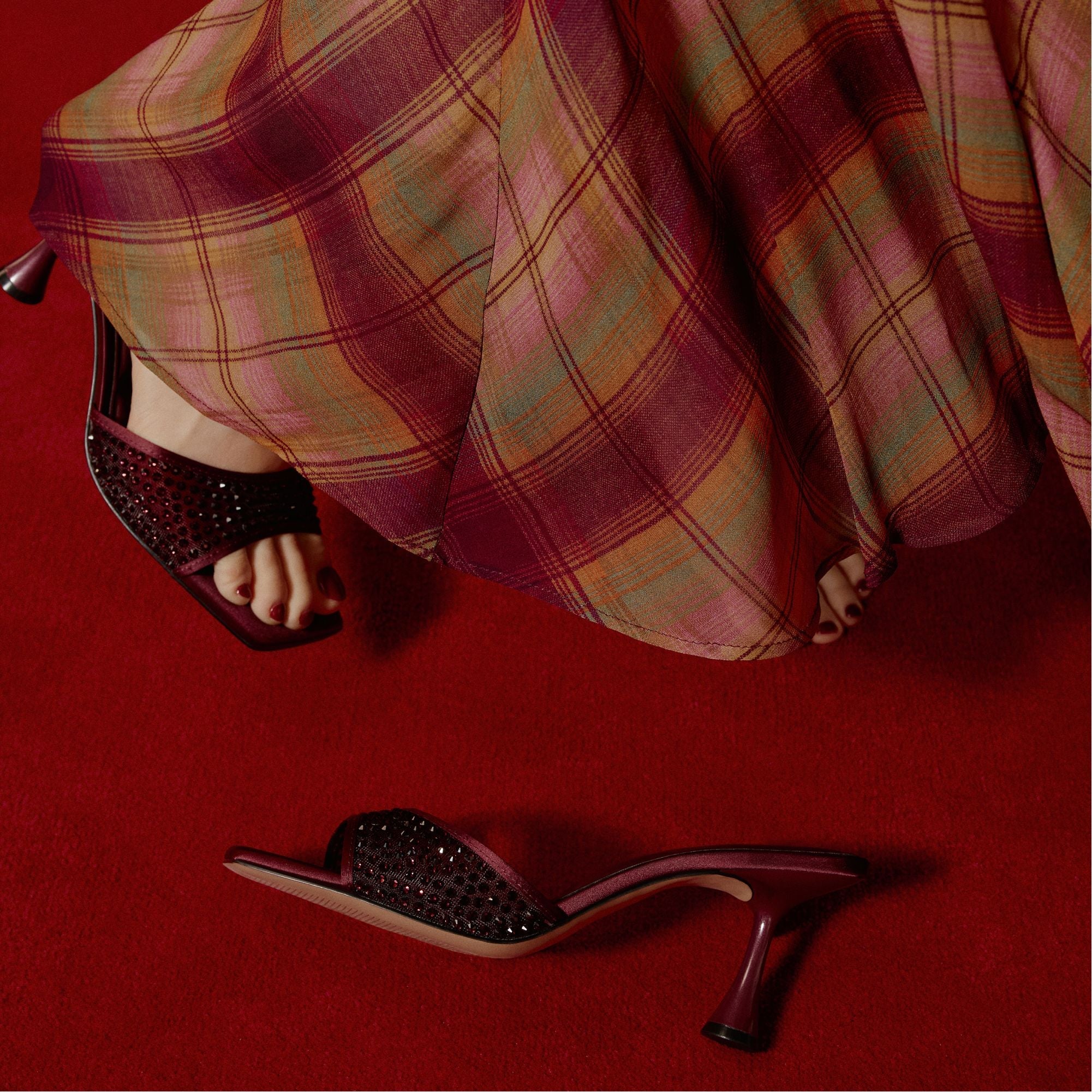 Aldo Agatha in Bordo - Heeled mule