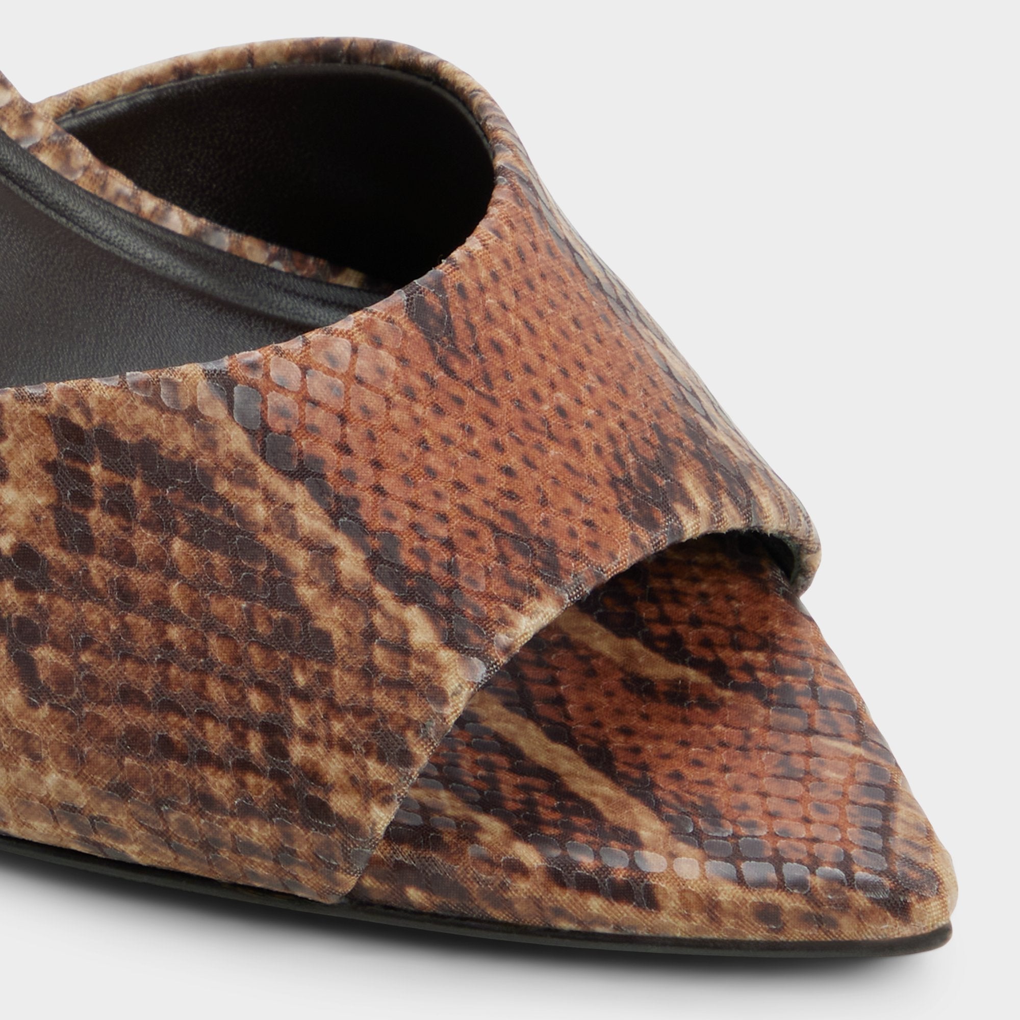 Aldo Anniebrilden in Brown Multi 14190598 - Heeled mule, Stiletto heel