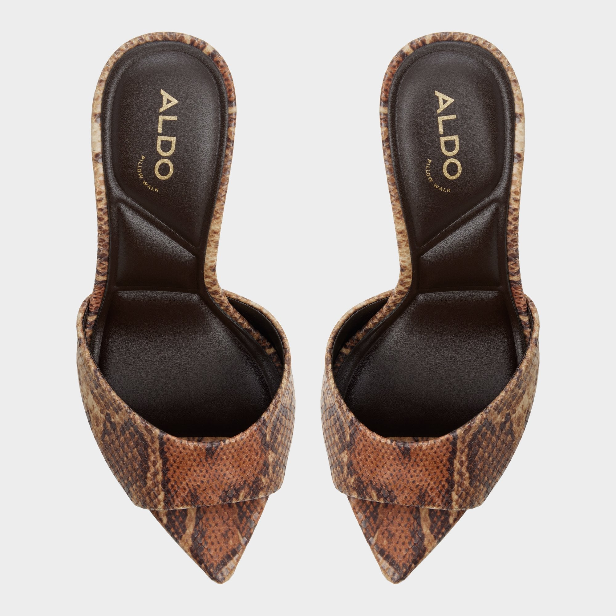 Aldo Anniebrilden in Brown Multi 14190598 - Heeled mule, Stiletto heel