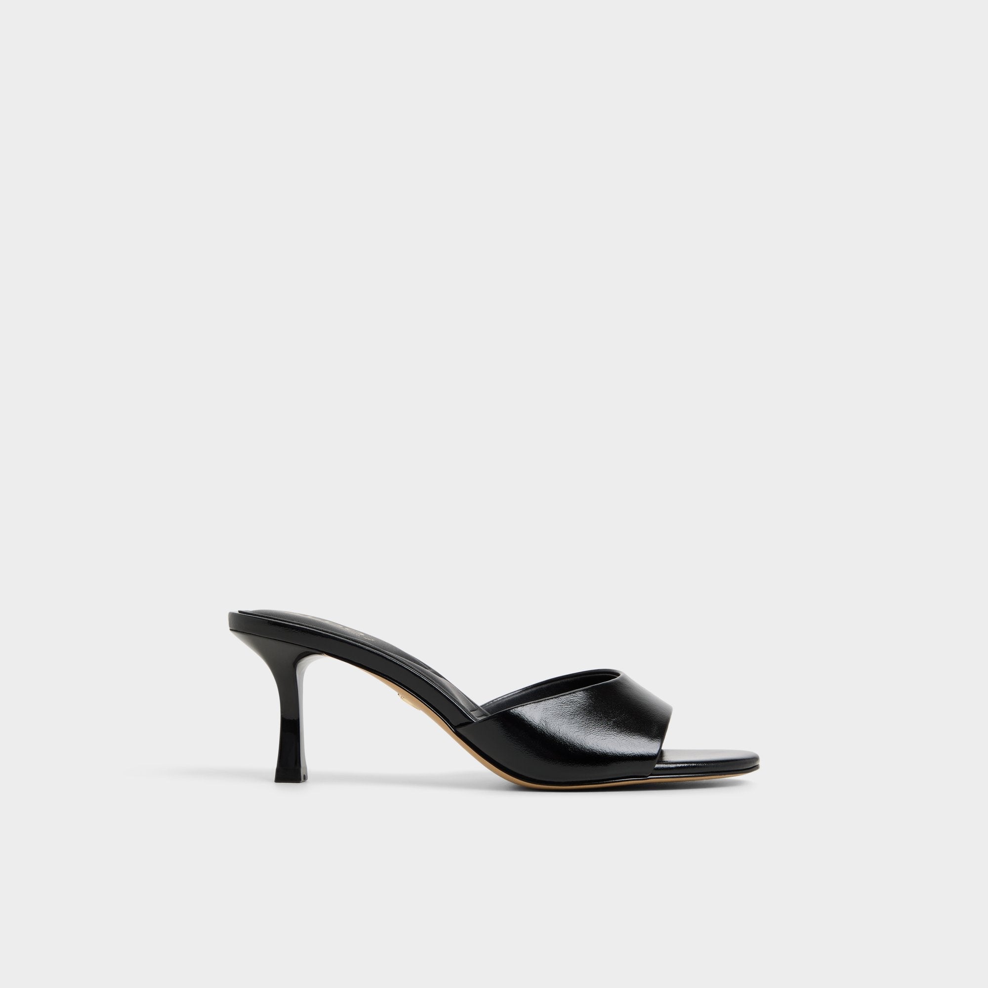 Aldo Annaberaen in Black - Heeled mule, Stiletto heel