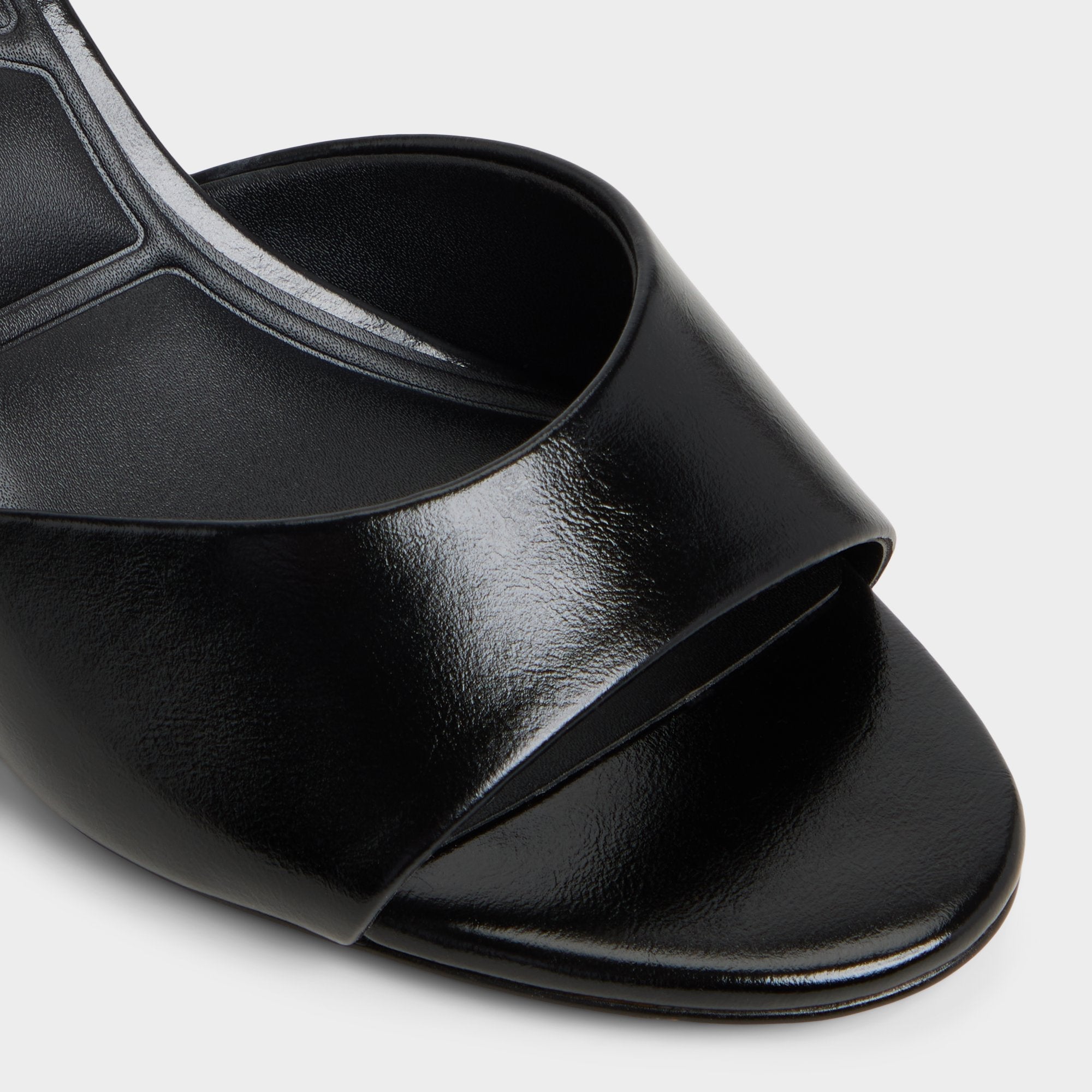 Aldo Annaberaen in Black - Heeled mule, Stiletto heel
