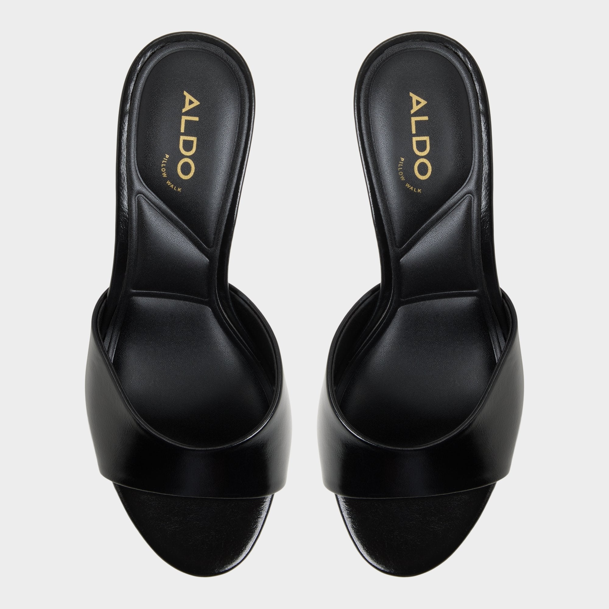 Aldo Annaberaen in Black - Heeled mule, Stiletto heel