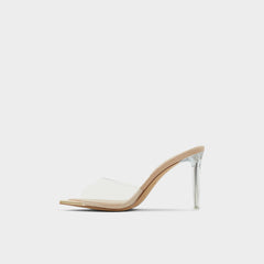 Aldo Annabrilden Bone Women's Heeled mules - Heeled mule, Stiletto heel