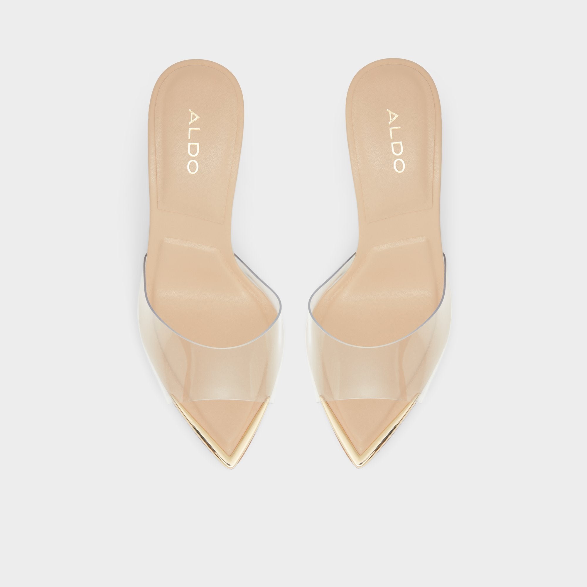 Aldo Annabrilden Bone Women's Heeled mules - Heeled mule, Stiletto heel