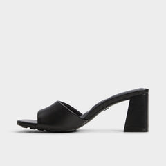 Aldo Tisha Black Women's Heeled mules - Heeled mule, Block heel
