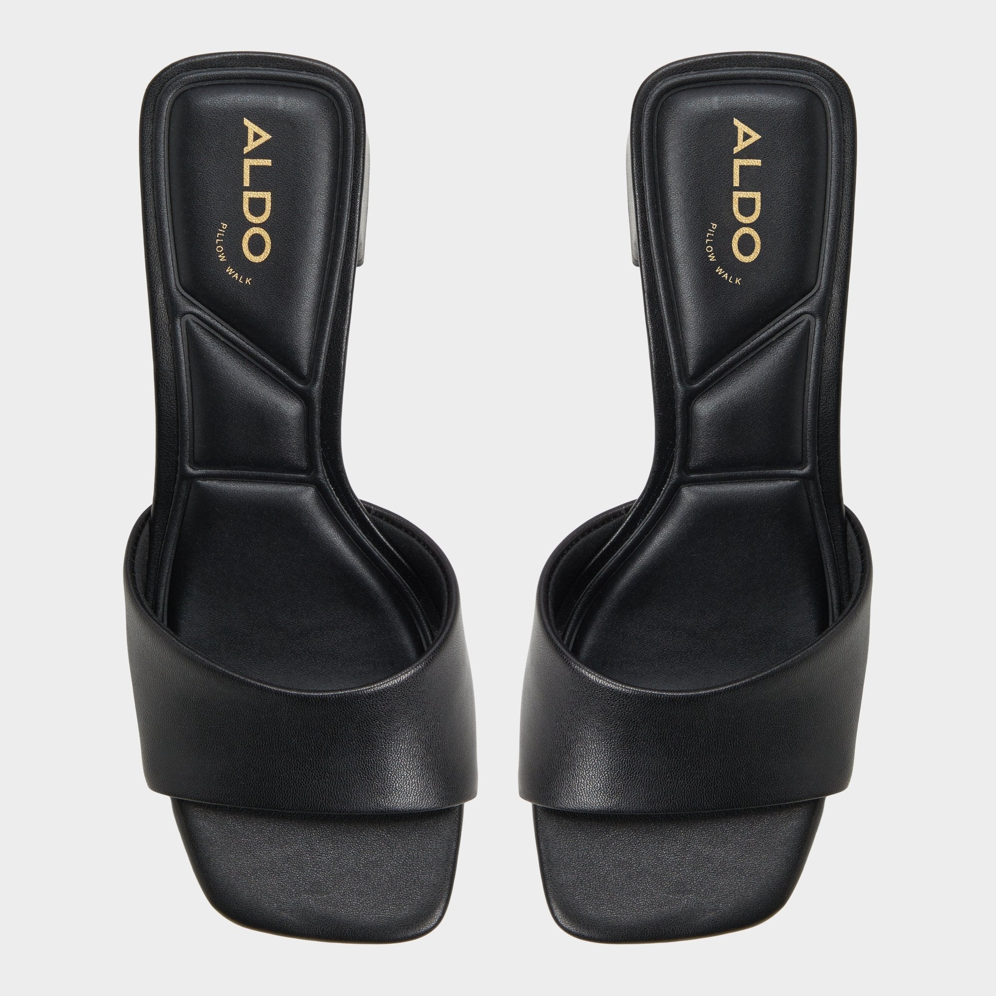 Aldo Tisha Black Women's Heeled mules - Heeled mule, Block heel