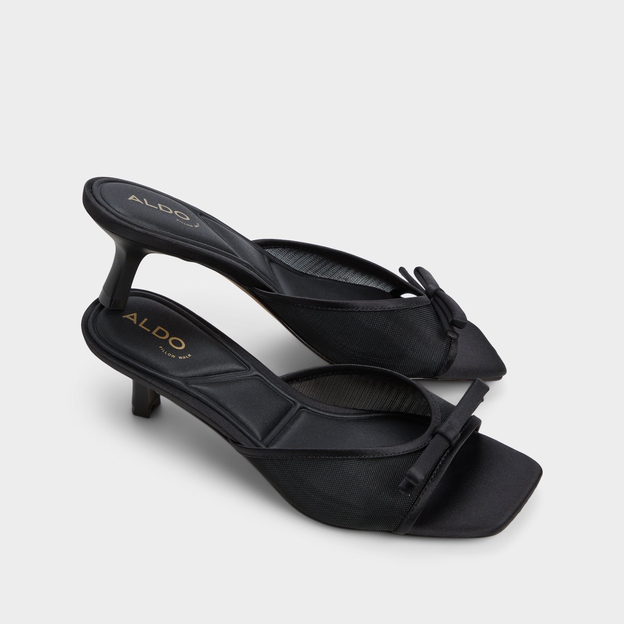 Aldo Begoniaa Black Women's Heeled mules - Heeled mule, Kitten heel