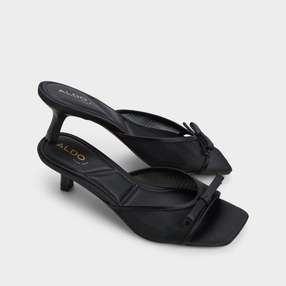 Aldo Begoniaa Black Women's Heeled mules - Heeled mule, Kitten heel