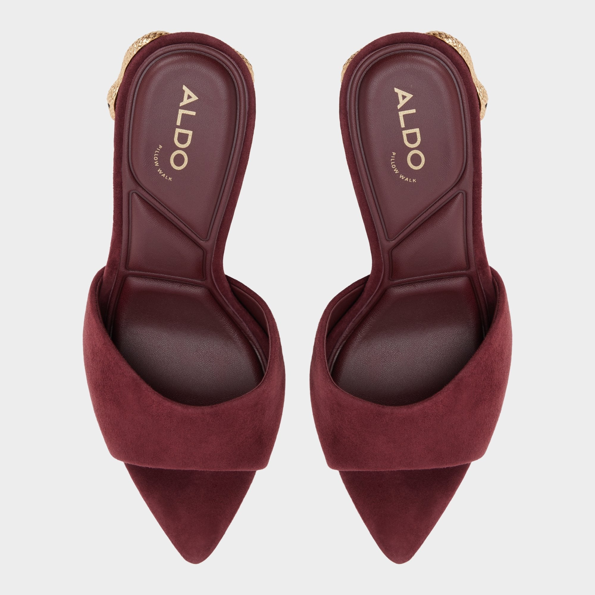 Aldo Seashella in Bordo - Heeled mule