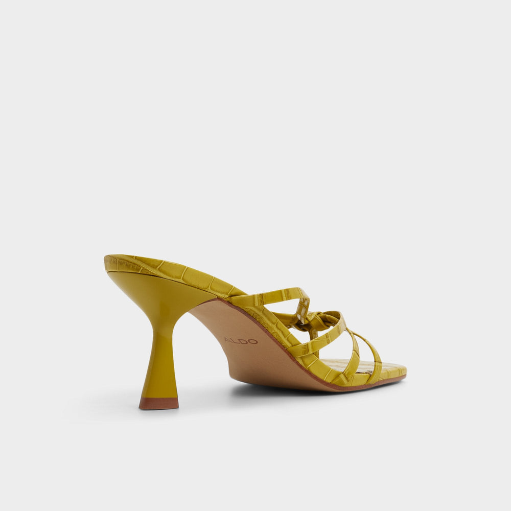 Aldo Lumera in Other Yellow - Heeled mule, Stiletto heel