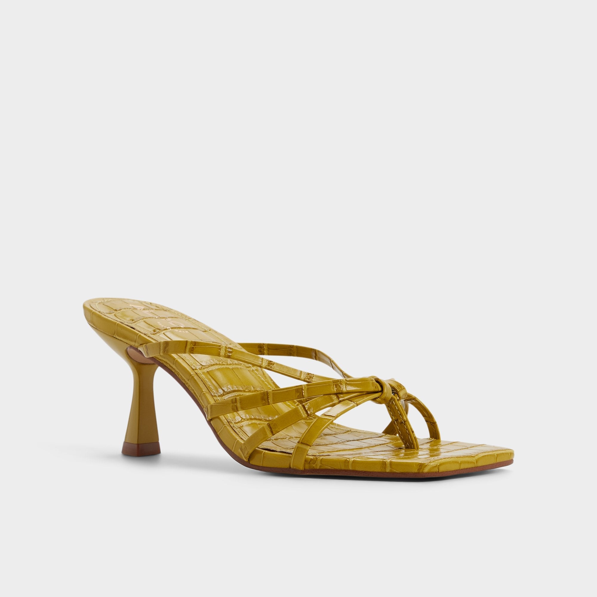 Aldo Lumera in Other Yellow - Heeled mule, Stiletto heel