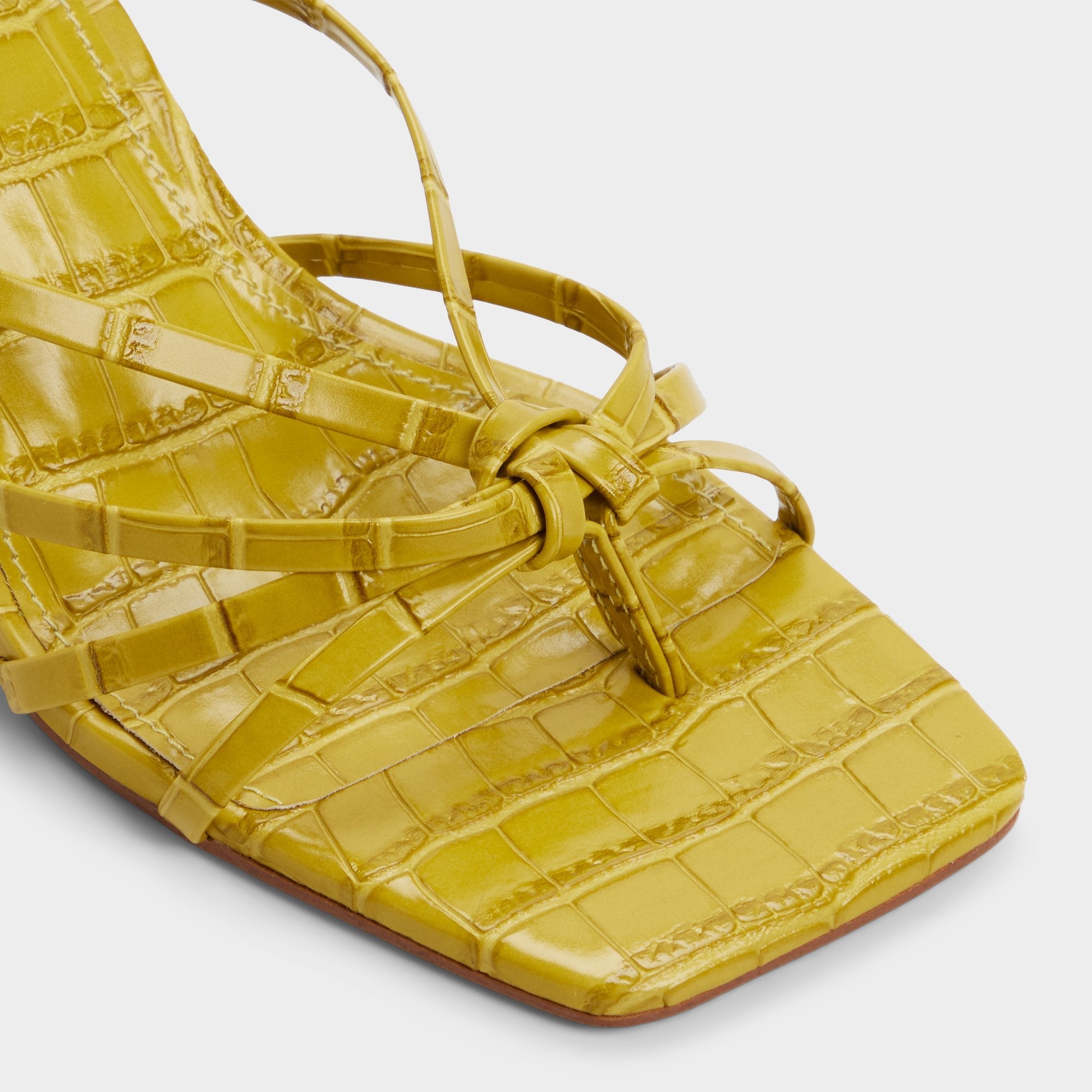 Aldo Lumera in Other Yellow - Heeled mule, Stiletto heel