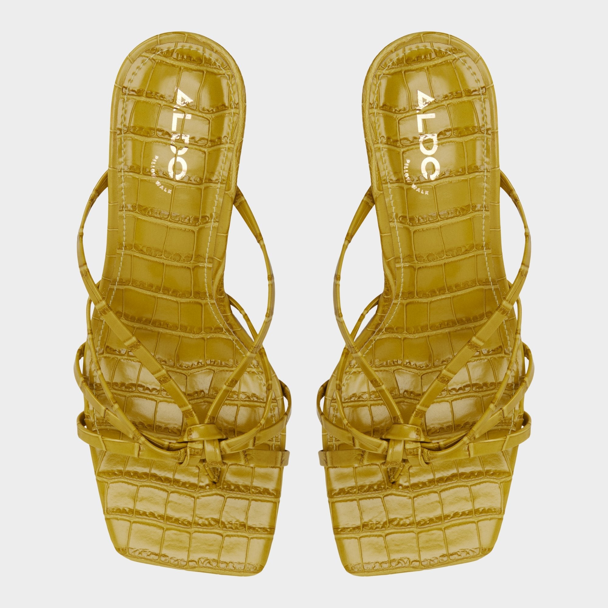 Aldo Lumera in Other Yellow - Heeled mule, Stiletto heel