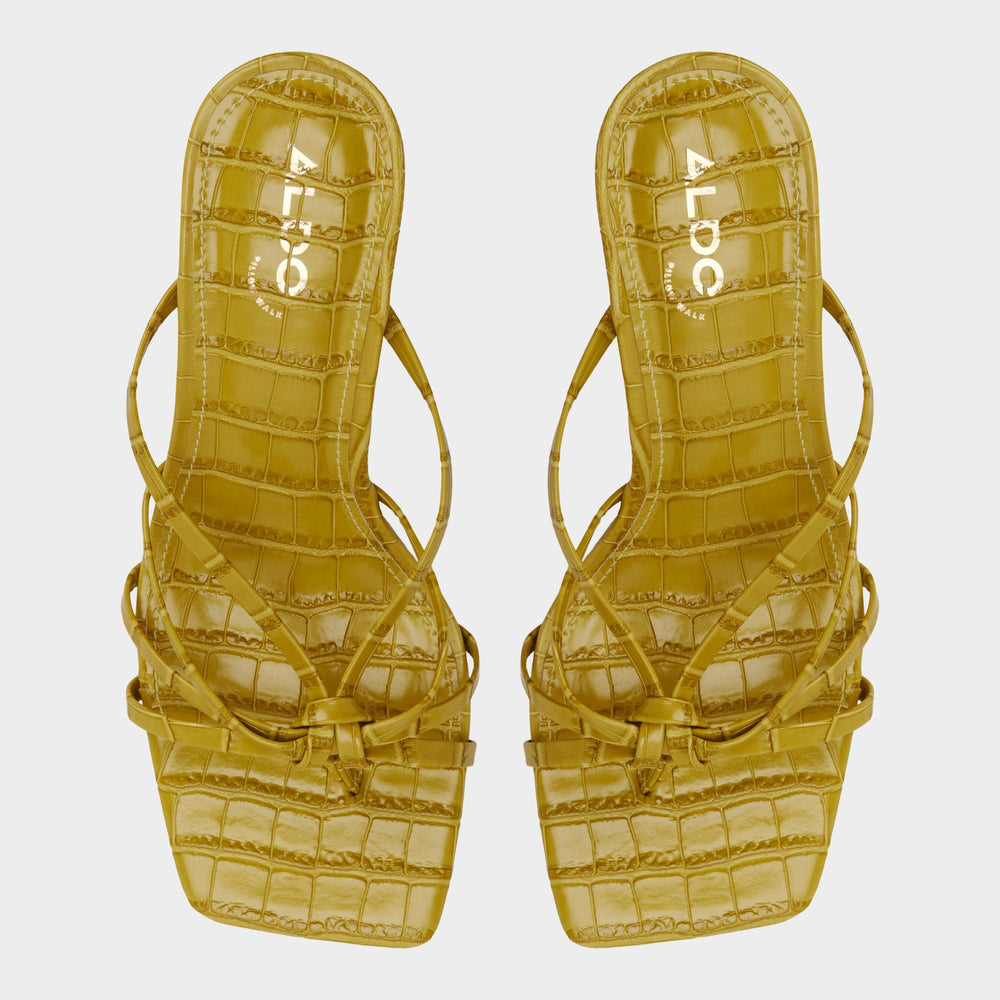 Aldo Lumera in Other Yellow - Heeled mule, Stiletto heel