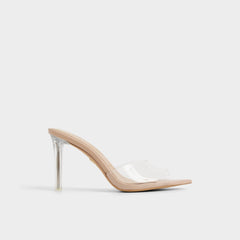 Aldo Anitabrilden Beige Women's Mule slides - Heeled mule, Stiletto heel