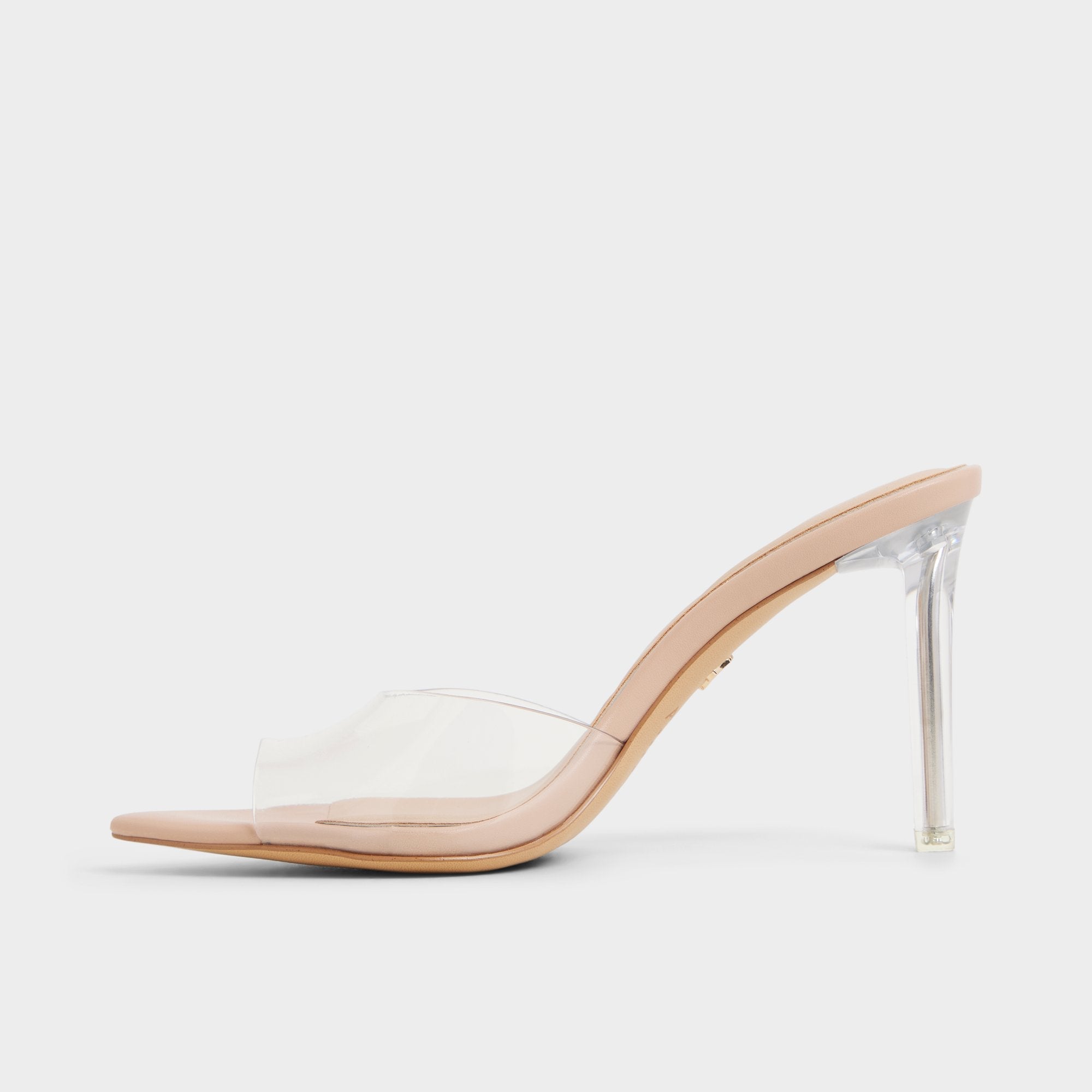 Aldo Anitabrilden Beige Women's Mule slides - Heeled mule, Stiletto heel