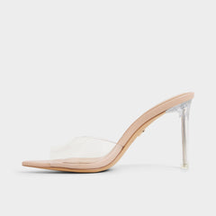 Aldo Anitabrilden Beige Women's Mule slides - Heeled mule, Stiletto heel