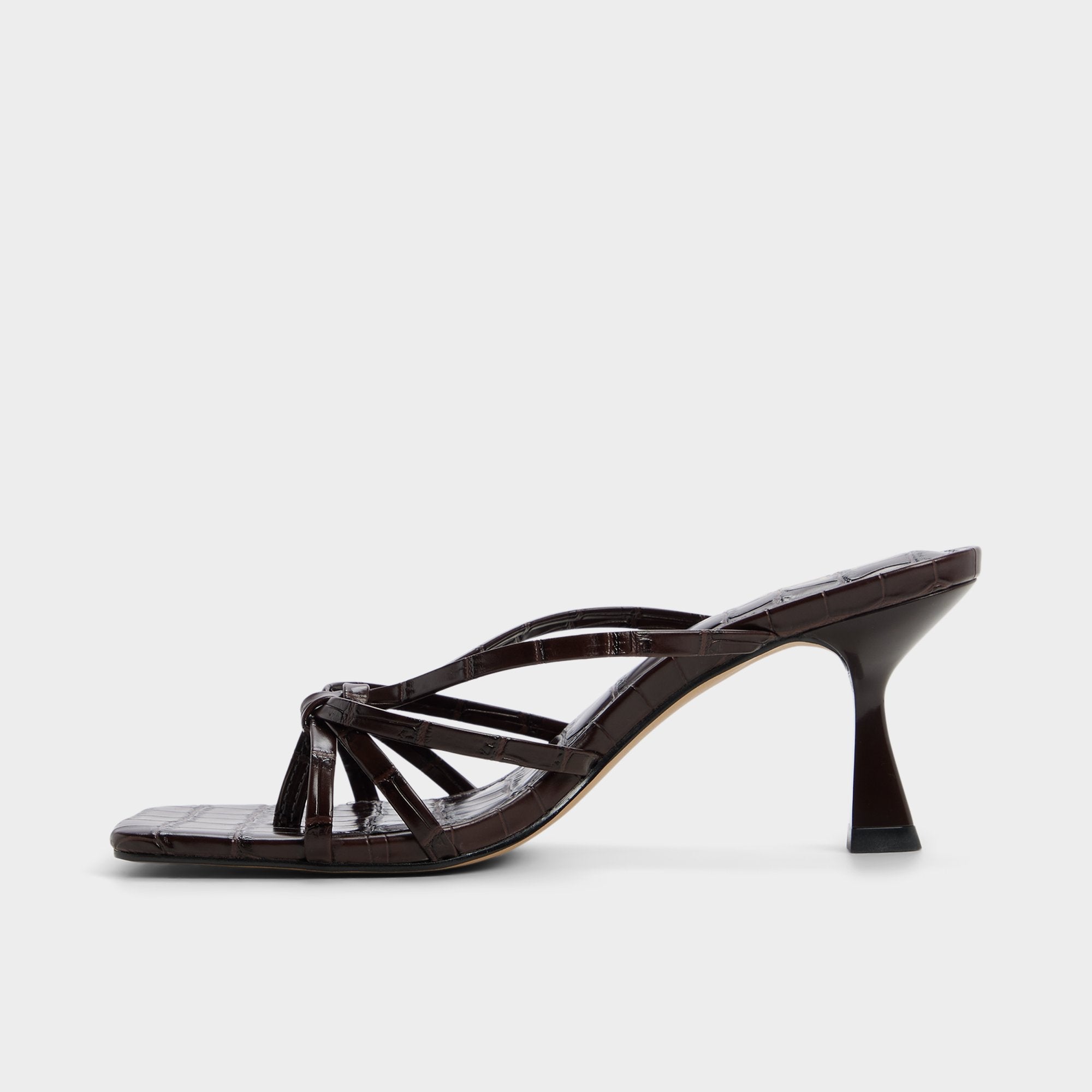 Aldo Lumera in Dark Brown - Heeled mule, Stiletto heel