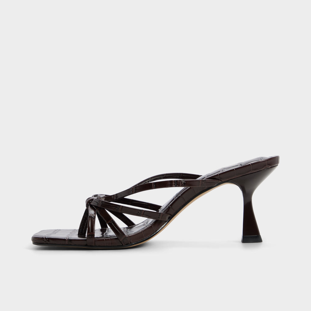 Aldo Lumera in Dark Brown - Heeled mule, Stiletto heel