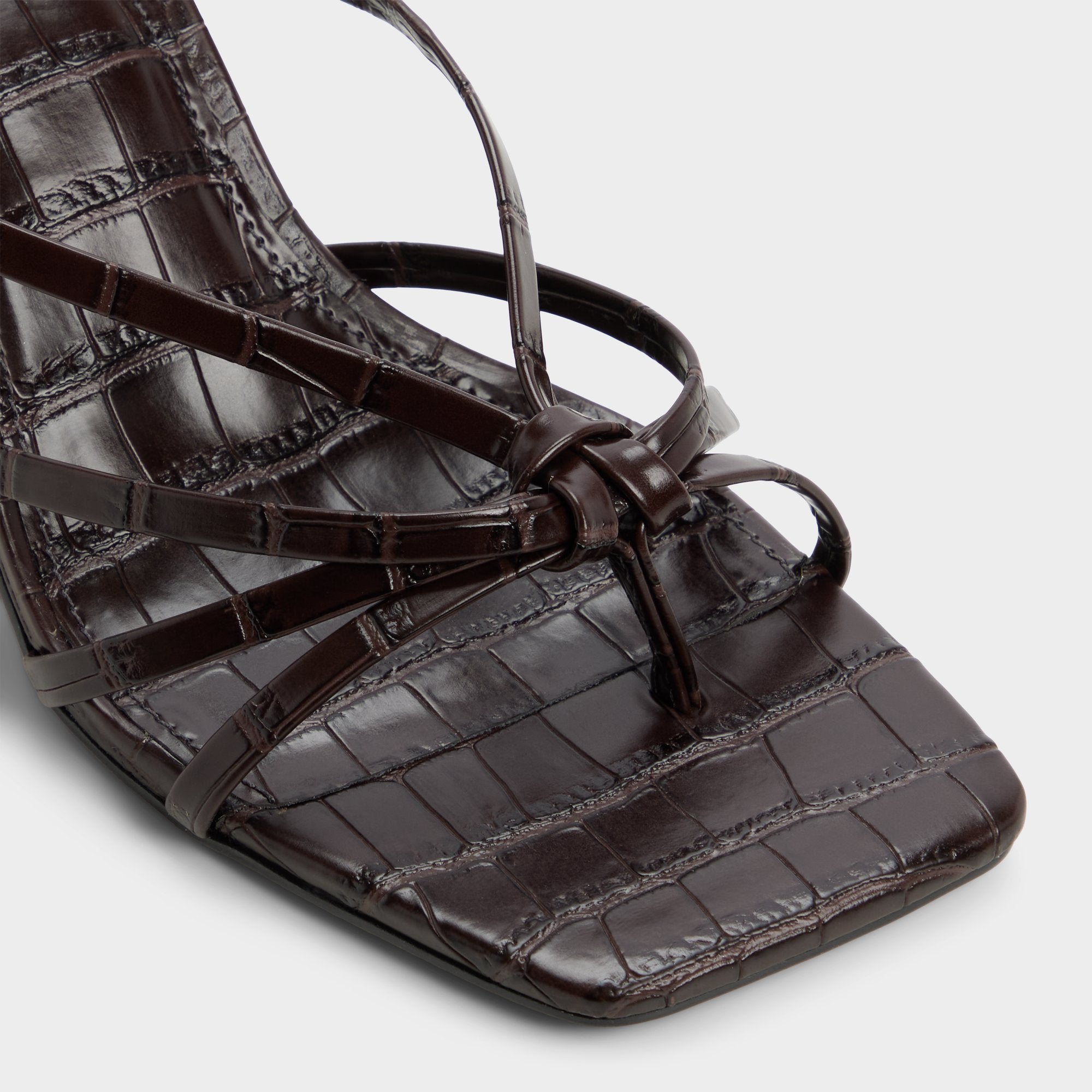 Aldo Lumera in Dark Brown - Heeled mule, Stiletto heel