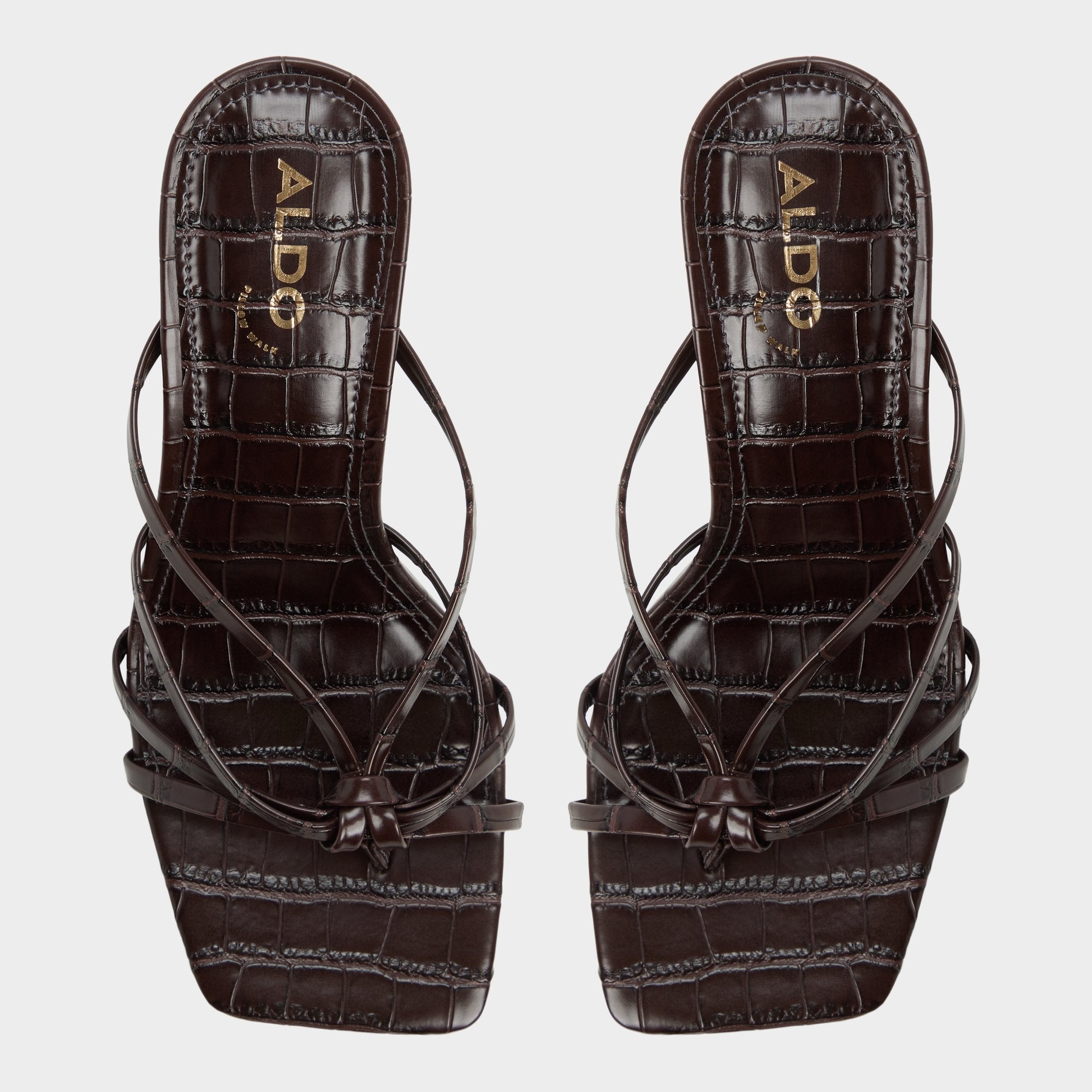 Aldo Lumera in Dark Brown - Heeled mule, Stiletto heel