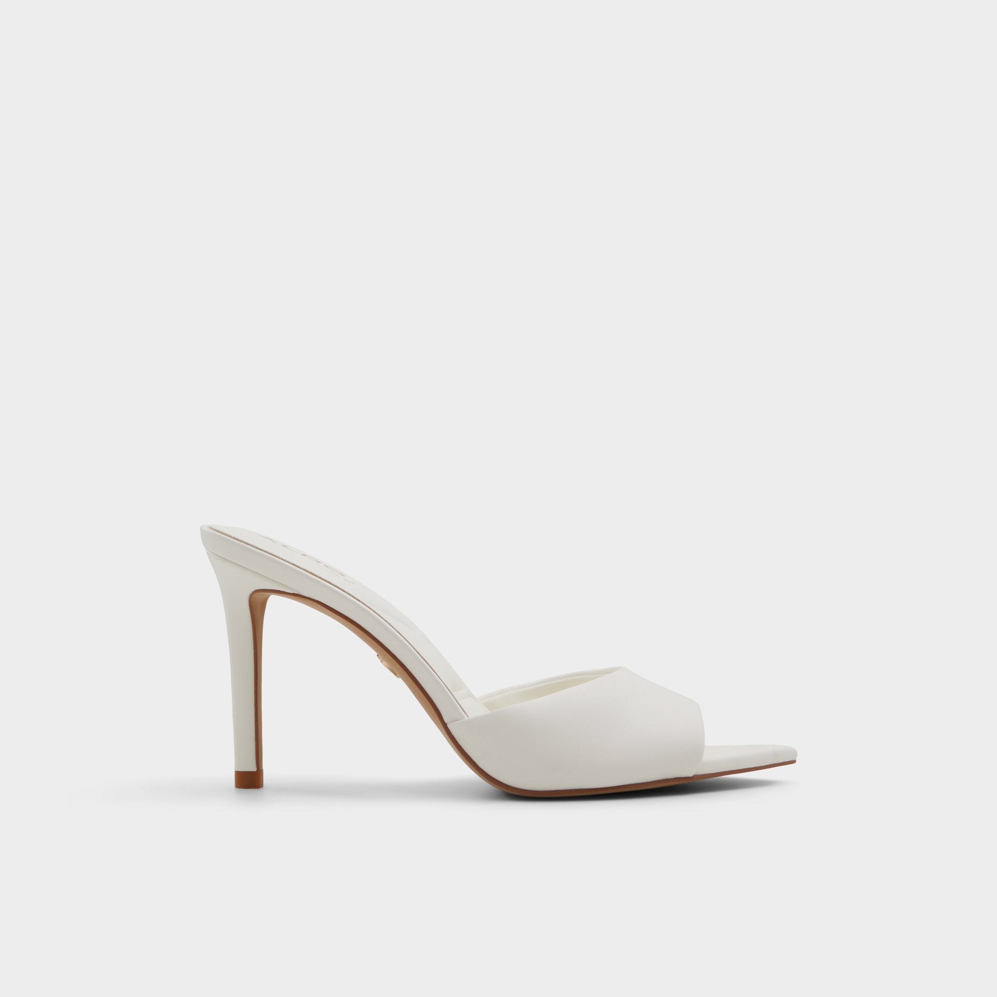 Aldo Anniebrilden White Women's Heeled mules - Heeled mule, Stiletto heel