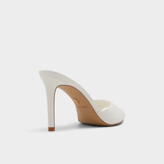 Aldo Anniebrilden White Women's Heeled mules - Heeled mule, Stiletto heel