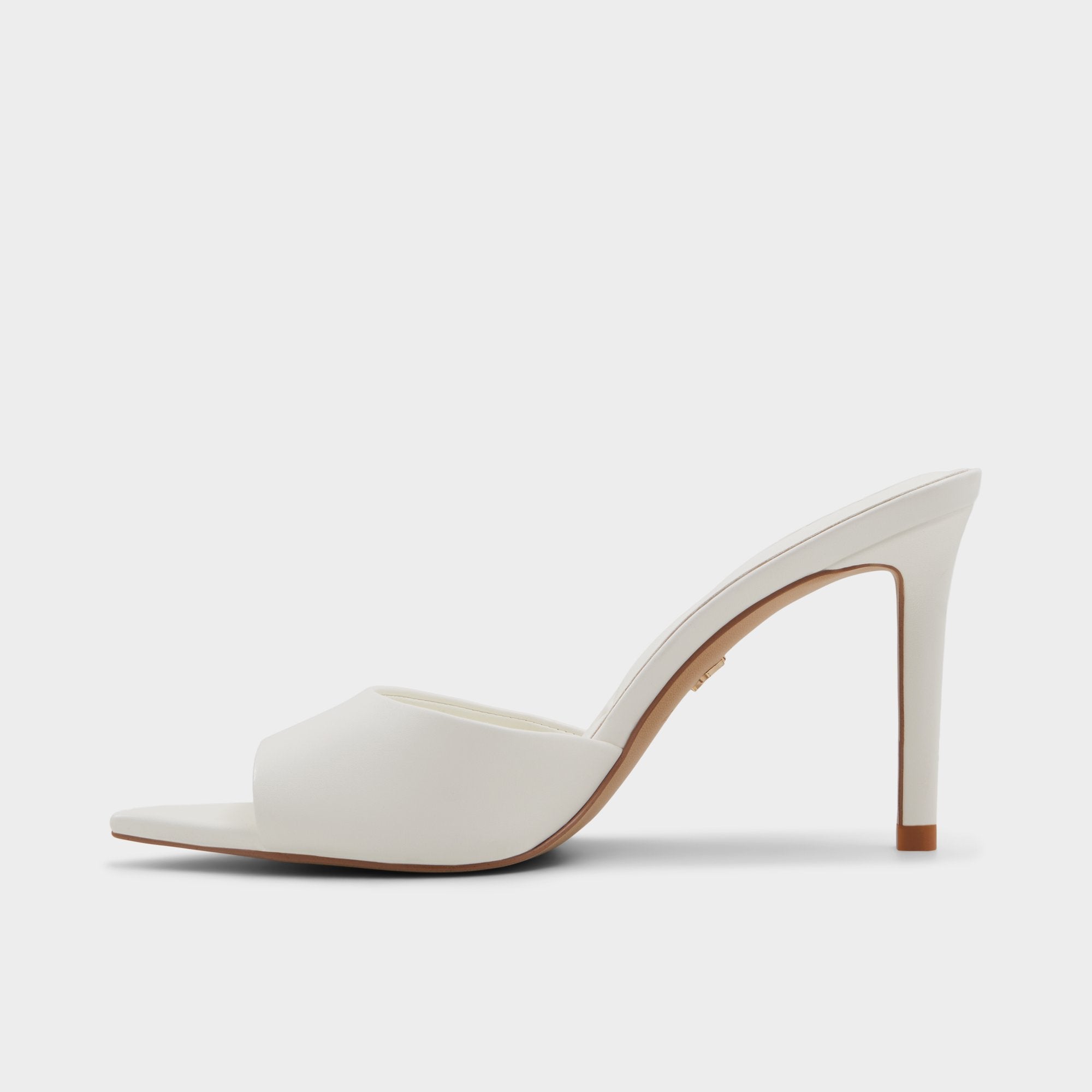 Aldo Anniebrilden White Women's Heeled mules - Heeled mule, Stiletto heel