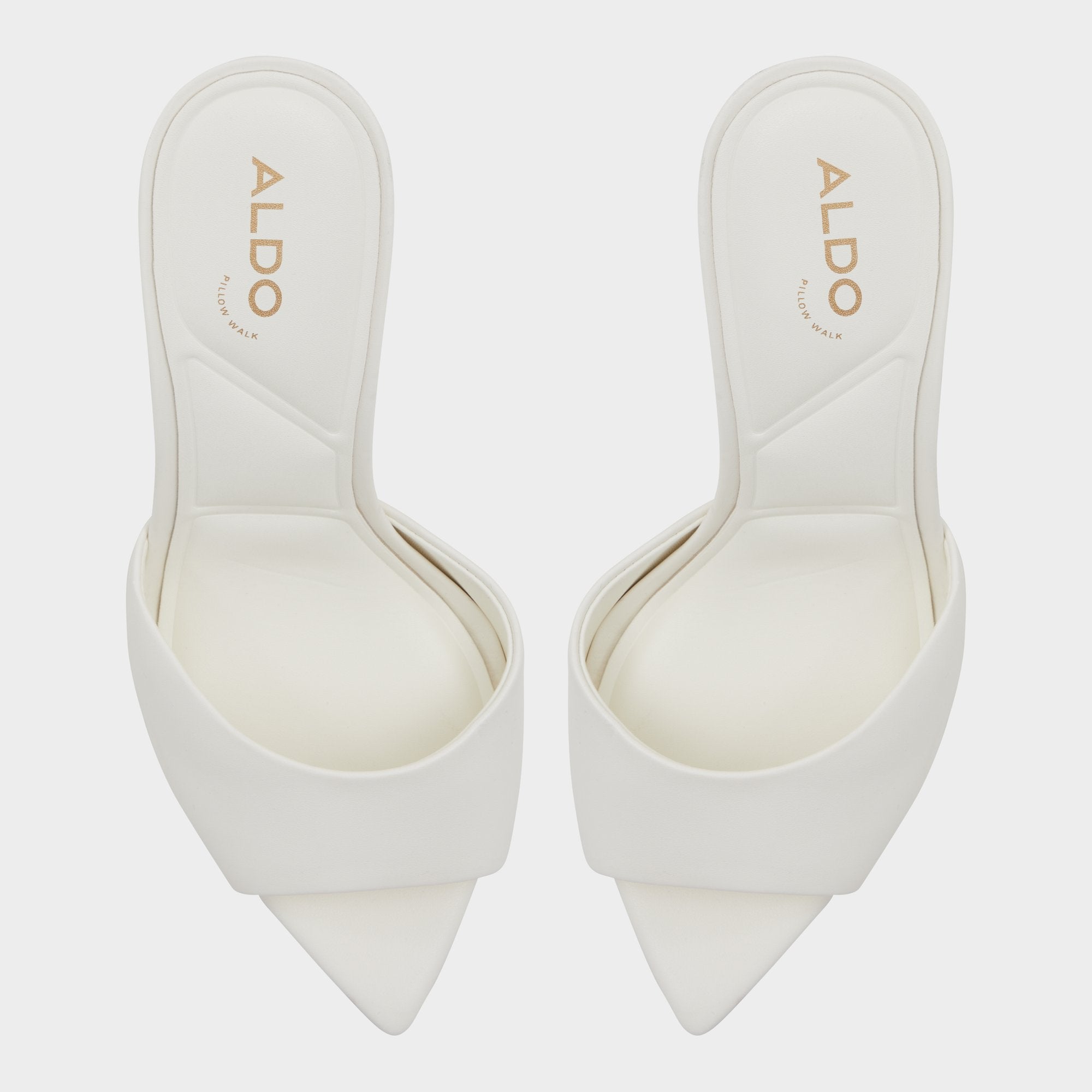 Aldo Anniebrilden White Women's Heeled mules - Heeled mule, Stiletto heel