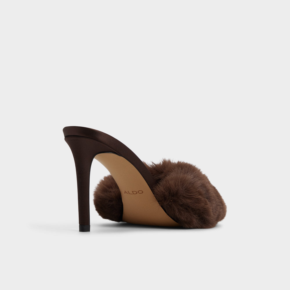 Aldo Anniebrilden in Dark Brown 14163209 - Heeled mule, Stiletto heel