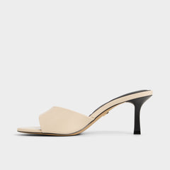 Aldo Annaberaen in Light Beige - Heeled mule, Stiletto heel
