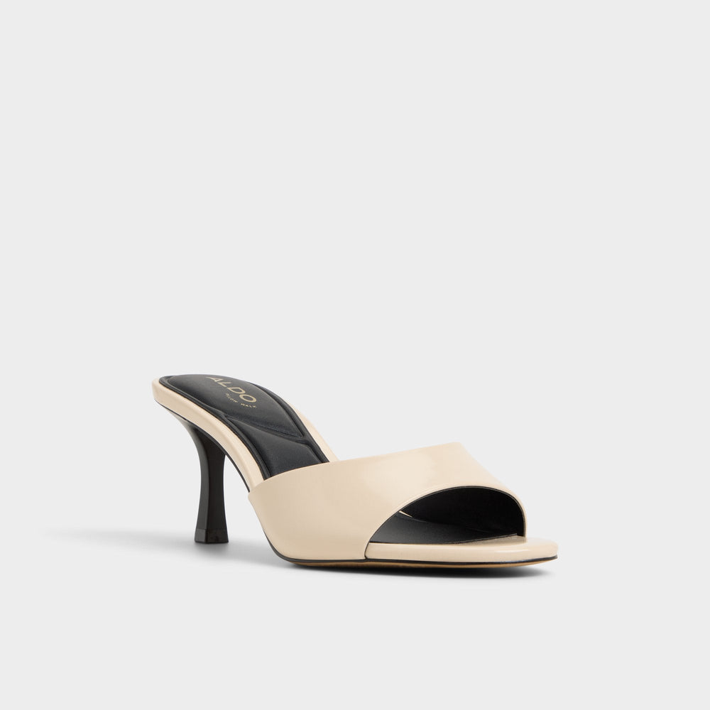 Aldo Annaberaen in Light Beige - Heeled mule, Stiletto heel
