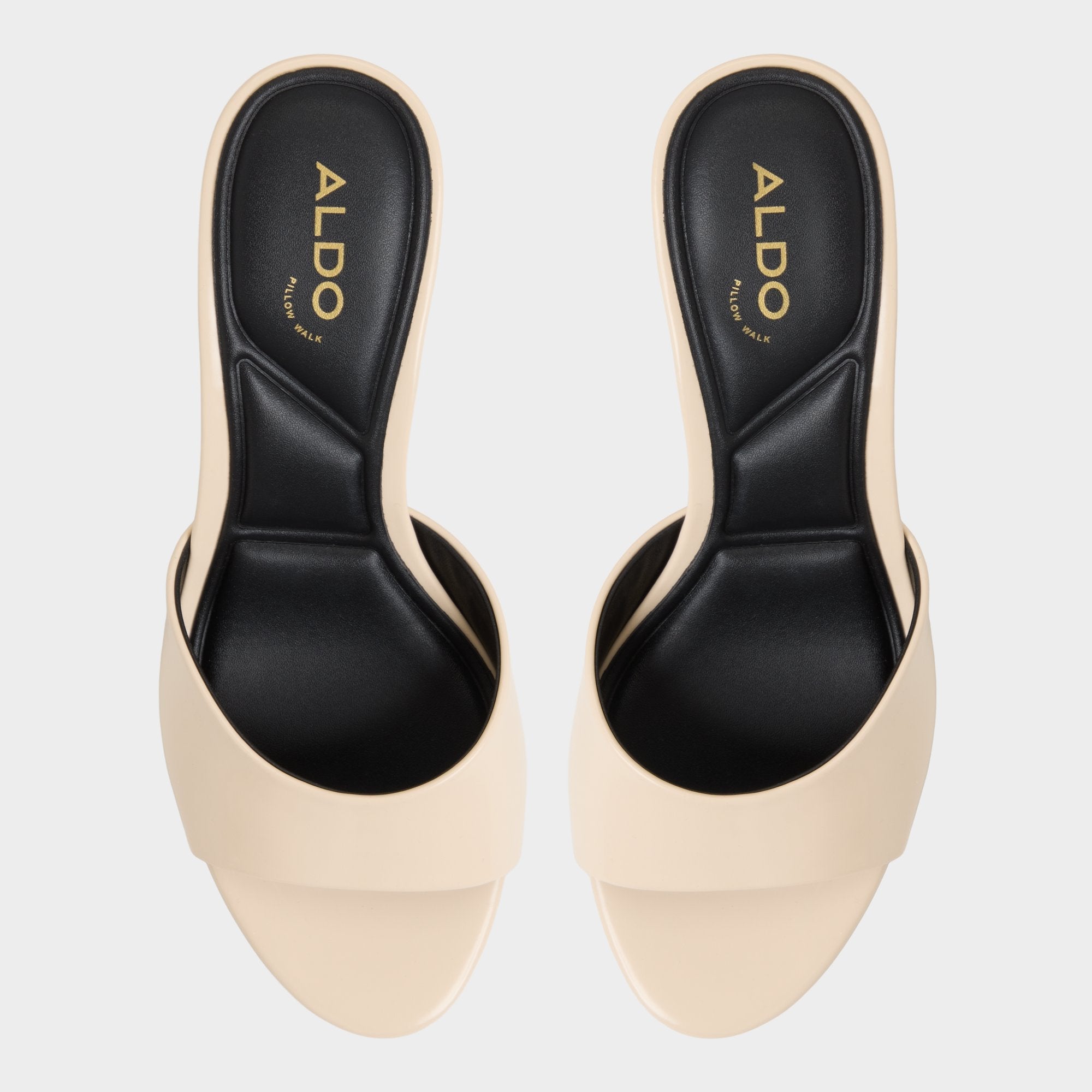 Aldo Annaberaen in Light Beige - Heeled mule, Stiletto heel