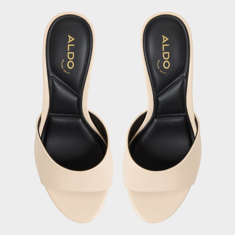 Aldo Annaberaen in Light Beige - Heeled mule, Stiletto heel
