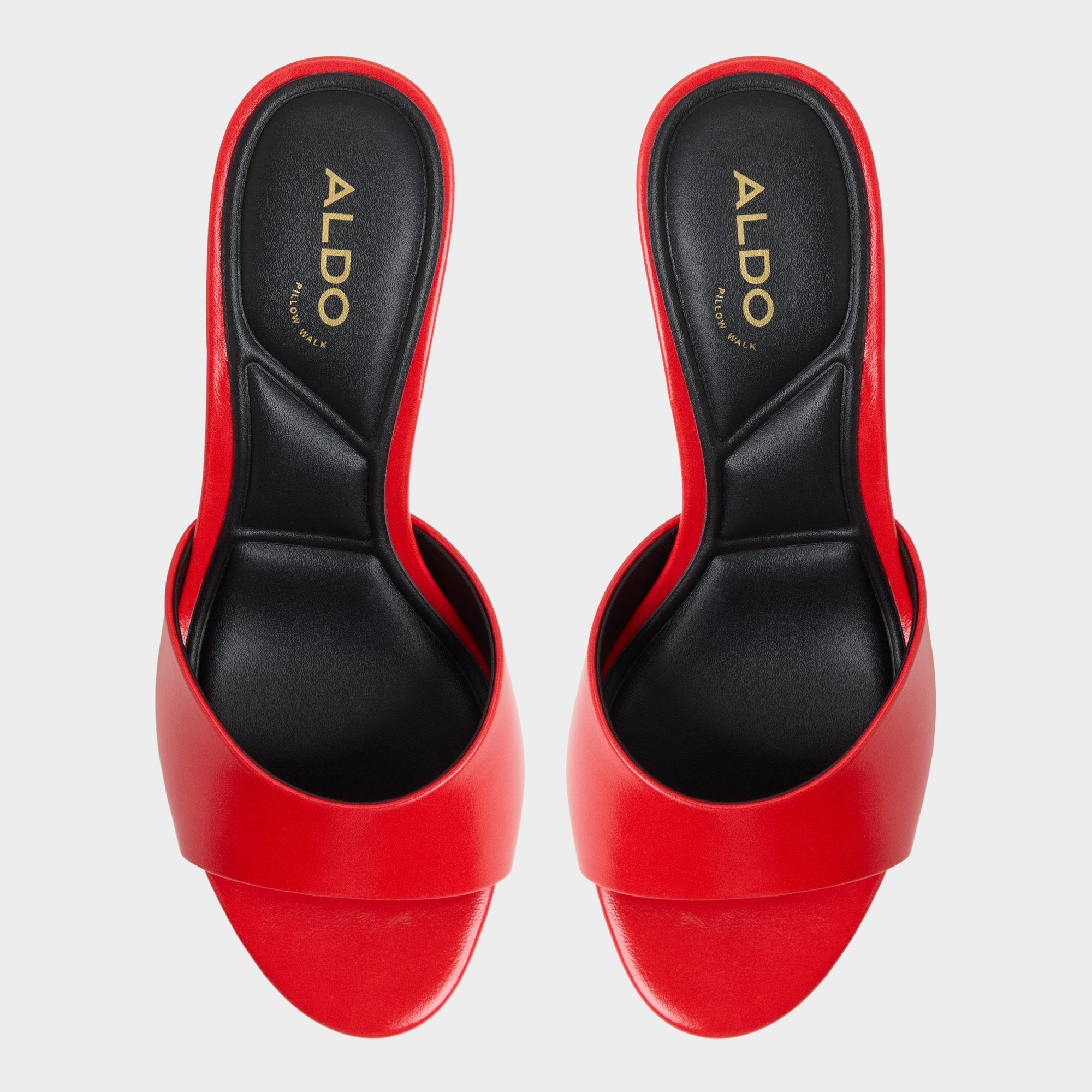 Aldo Annaberaen in Bright Red - Heeled mule, Stiletto heel