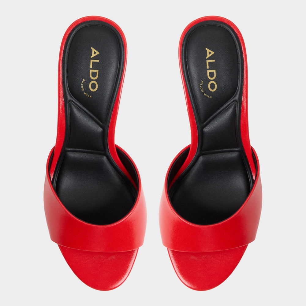 Aldo Annaberaen in Bright Red - Heeled mule, Stiletto heel