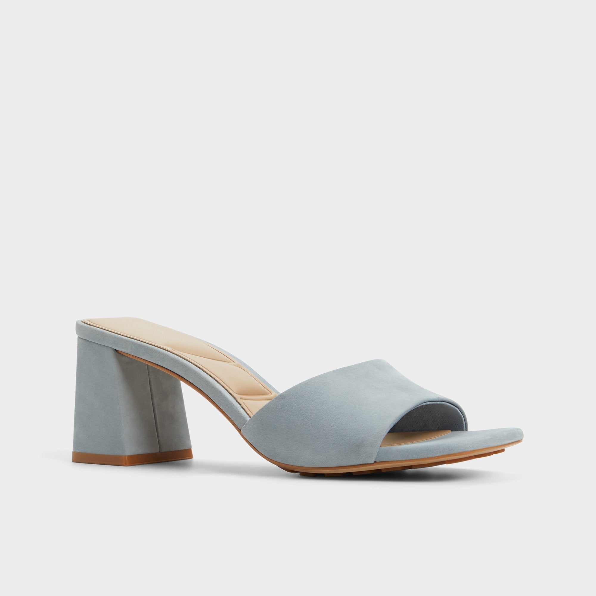 Aldo Tisha Other Blue Women's Heeled mules - Heeled mule, Block heel