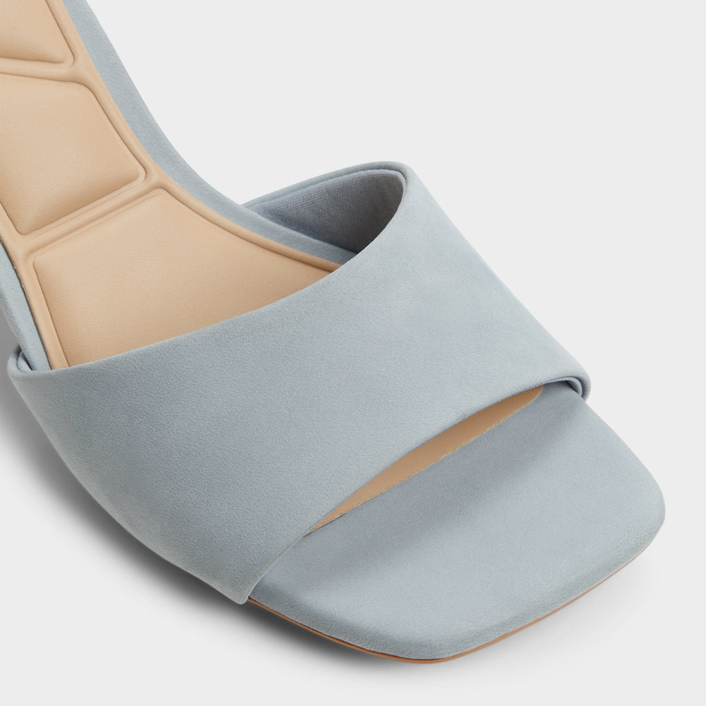 Aldo Tisha Other Blue Women's Heeled mules - Heeled mule, Block heel