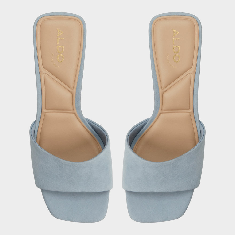Aldo Tisha Other Blue Women's Heeled mules - Heeled mule, Block heel