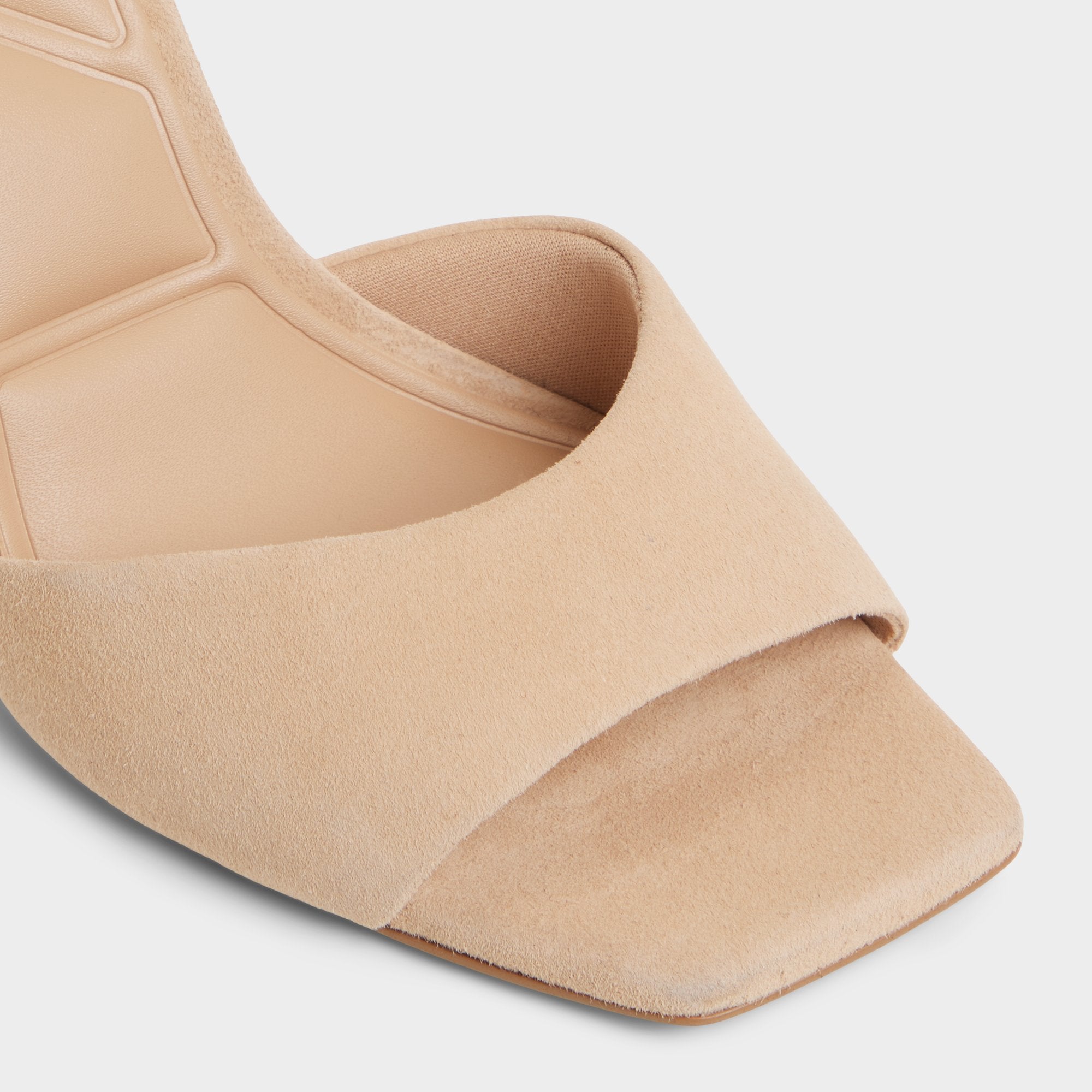 Aldo Jennifer in Medium Beige - Heeled mule, Stiletto heel