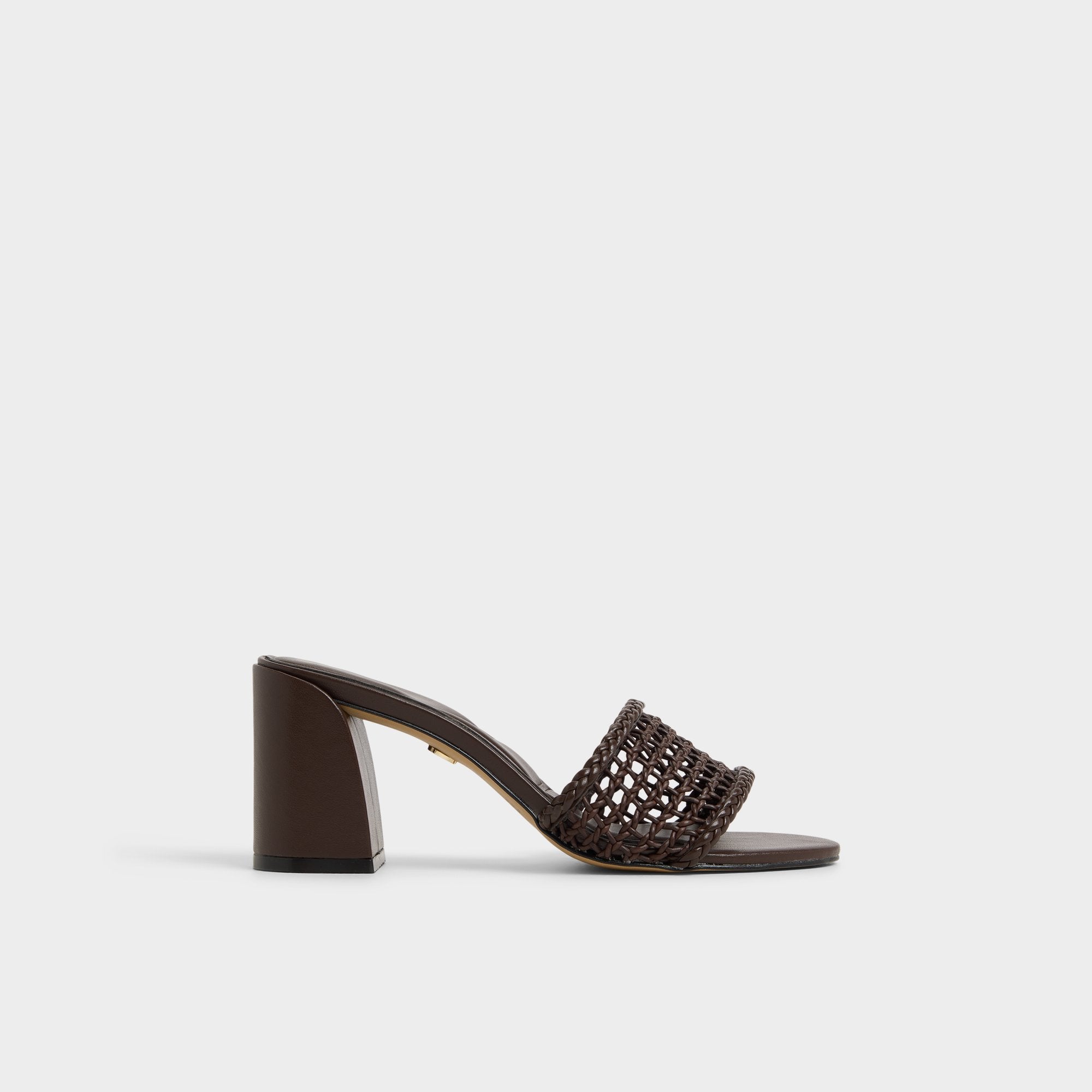 Aldo Beachdate Dark Brown Women's Block heels - Heeled mule, Block heel
