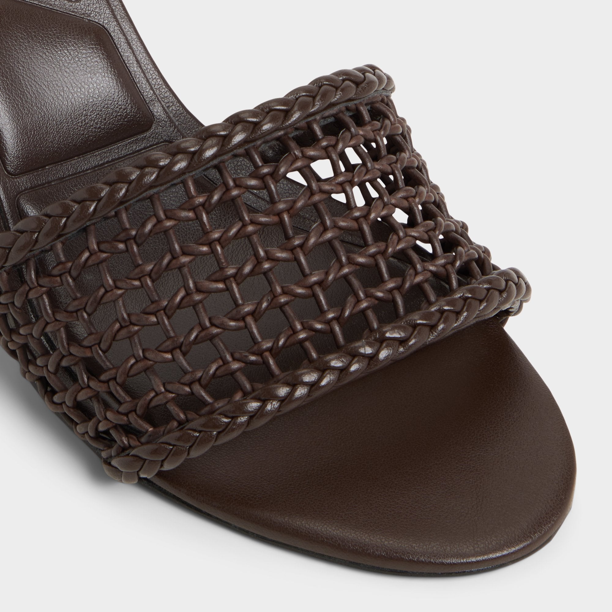 Aldo Beachdate Dark Brown Women's Block heels - Heeled mule, Block heel