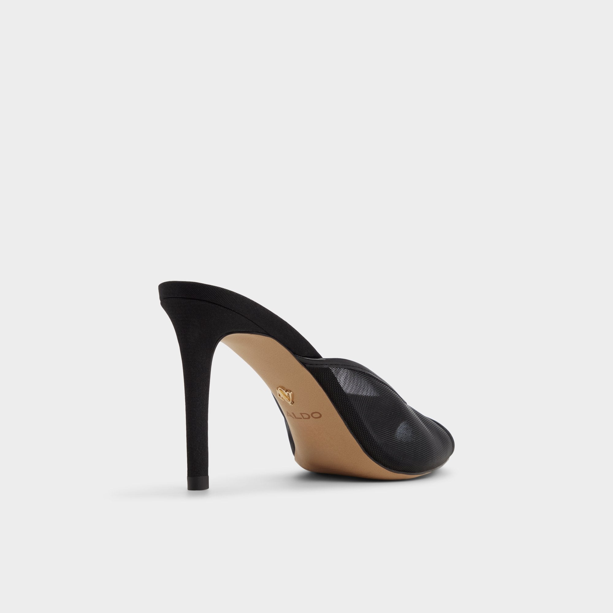 Aldo Elennah in Black 14161302 - Heeled mule, Stiletto heel