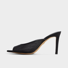 Aldo Elennah in Black 14161302 - Heeled mule, Stiletto heel