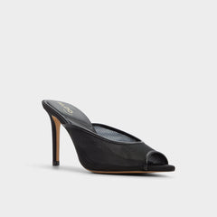 Aldo Elennah in Black 14161302 - Heeled mule, Stiletto heel