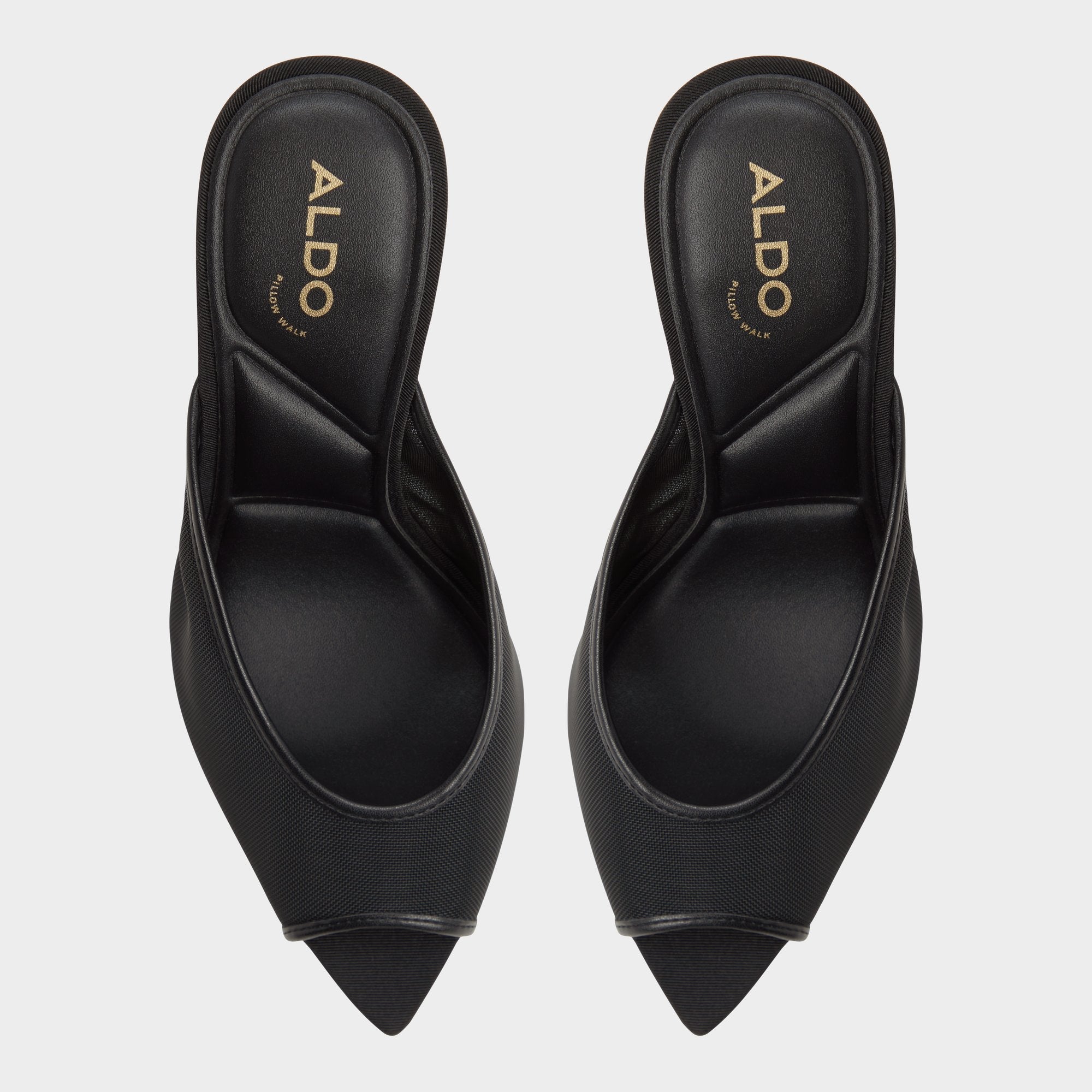 Aldo Elennah in Black 14161302 - Heeled mule, Stiletto heel