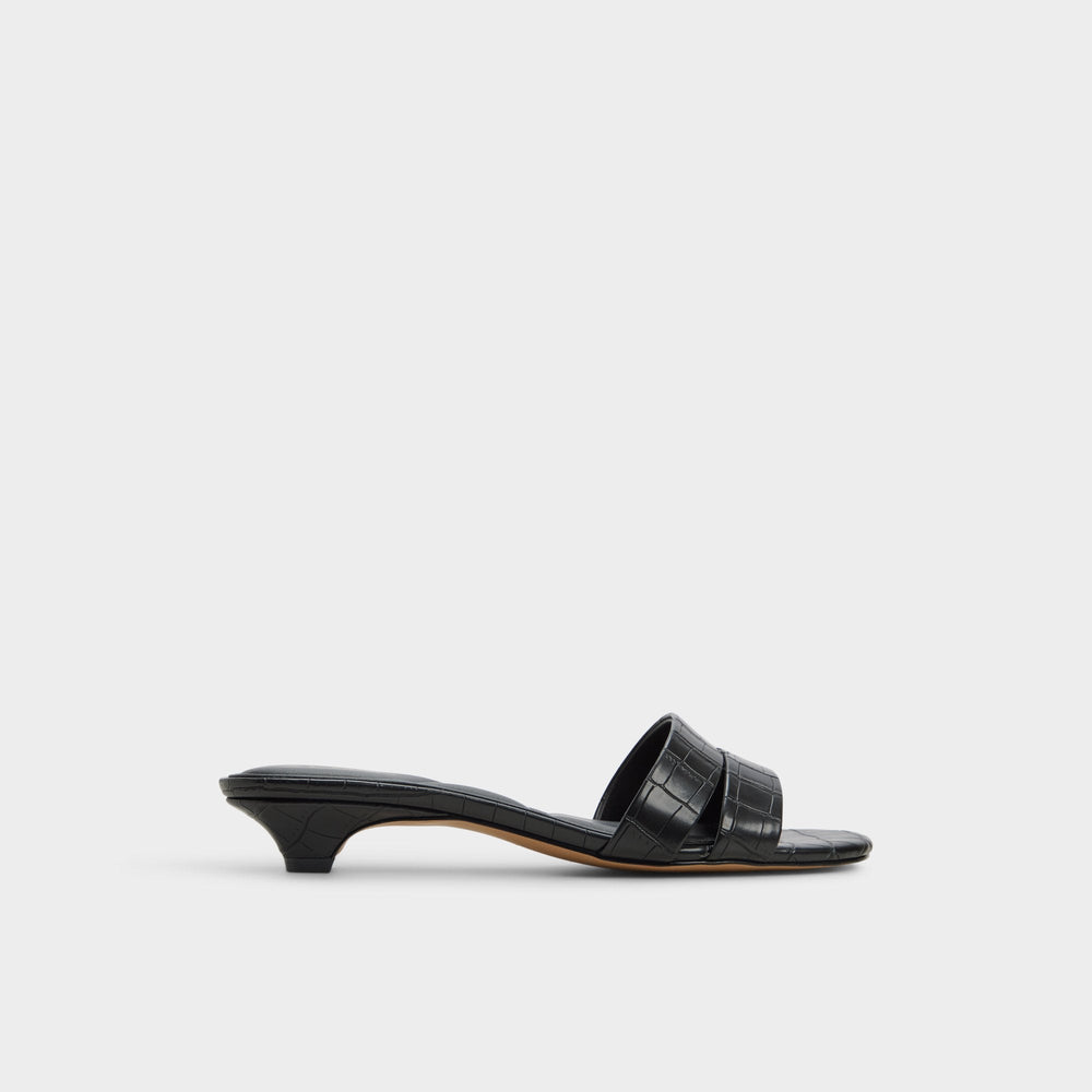 Aldo Scarletta Black Women's Heeled mules - Heeled mule, Kitten heel