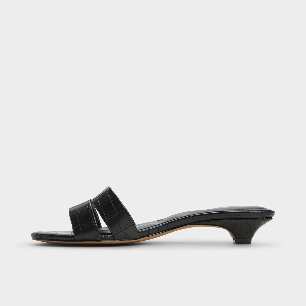 Aldo Scarletta Black Women's Heeled mules - Heeled mule, Kitten heel